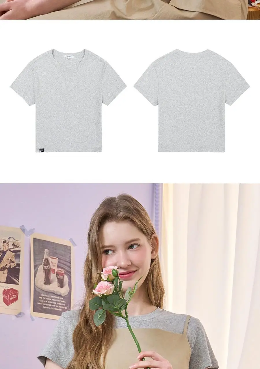 [3-5PACK] 포에버21 남여 무지 반팔 티셔츠/팬티/드로즈 모음 상세페이지 115